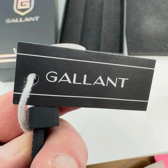 NEW Gallant Wrist Watch Swiss Quartz Stainless Steel Blue Black Silver Mens OS - Picture 7 of 7